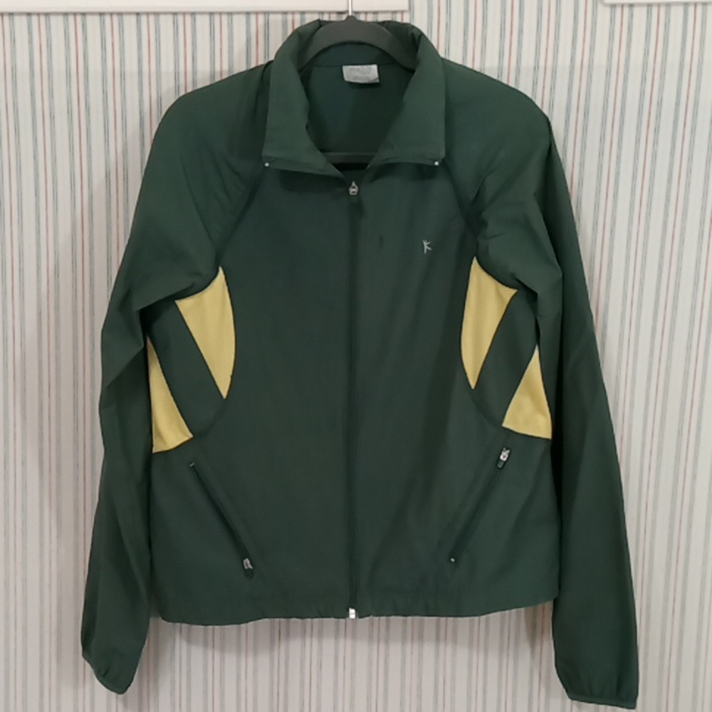 Danskin Now Jacket,  With Removable Sleeves   L